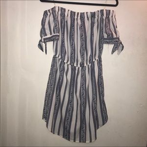 BLUSH: strapless summer dress